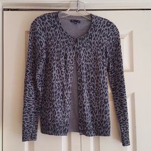 GAP Leopard Cardigan XS
